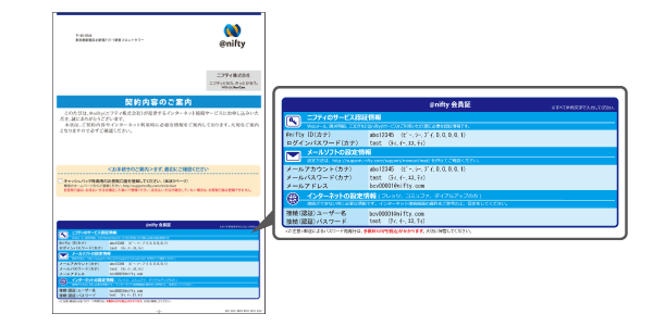契約内容のご案内